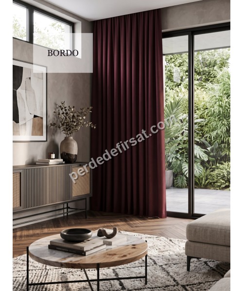 Blackout Fonluk Bordo