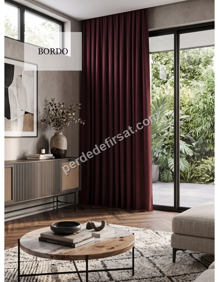 Blackout Fonluk Bordo